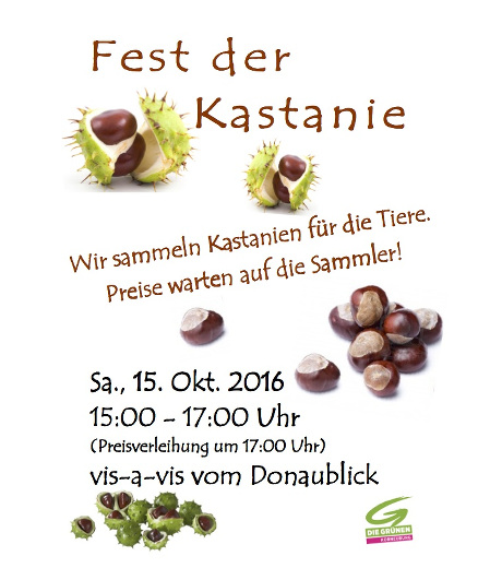 Kastanienfest-Plakat