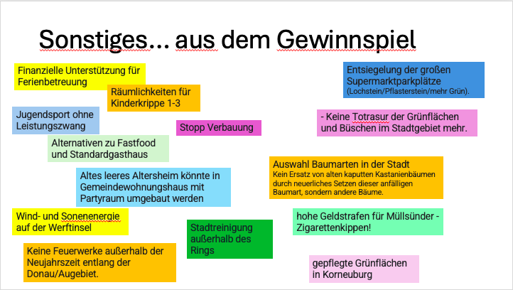 Sonstiges Sonstiges